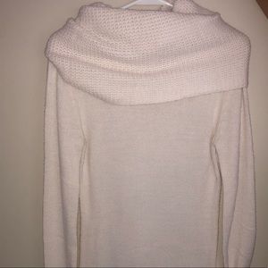 Turtle neck sweater dress